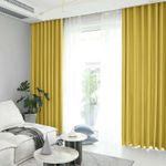 Casa si Gradina - Textile si covoare - Perdele si draperii - Draperii - Draperie din catifea blackout cu rejansa transparenta cu ate pentru galerie, Madison, 200x265 cm, densitate 700 g ml, Crayola, 1 buc - Infinity.ro