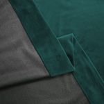 Casa si Gradina - Textile si covoare - Perdele si draperii - Draperii - Set draperie din catifea blackout cu rejansa transparenta cu ate pentru galerie, Madison, 250x250 cm, densitate 700 g ml, Paradiso, 2 buc - Infinity.ro