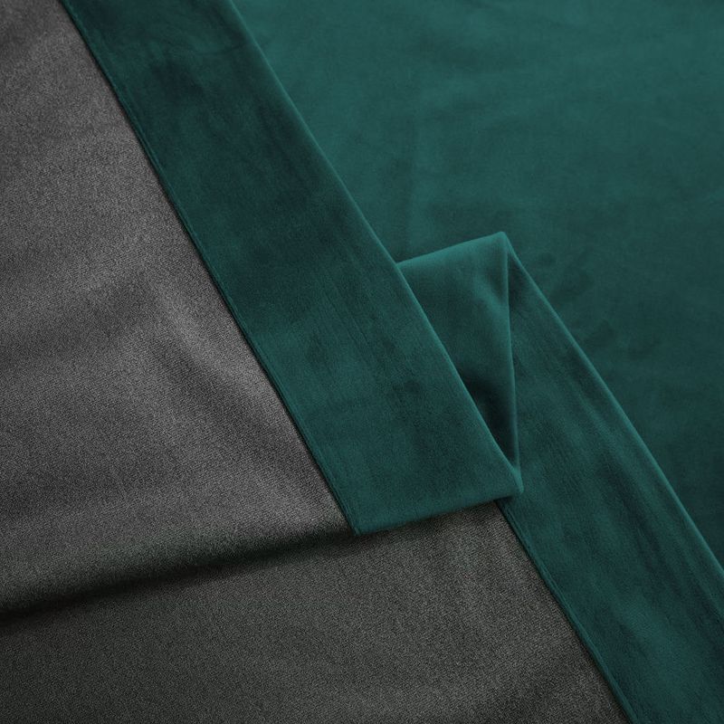 Casa si Gradina - Textile si covoare - Perdele si draperii - Draperii - Set draperie din catifea blackout cu rejansa transparenta cu ate pentru galerie, Madison, 250x250 cm, densitate 700 g ml, Paradiso, 2 buc - Infinity.ro