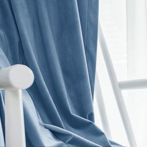Draperie din catifea blackout cu rejansa