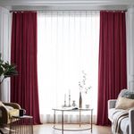 Casa si Gradina - Textile si covoare - Perdele si draperii - Draperii - Set draperie din catifea blackout cu rejansa din bumbac tip fagure, Madison, 150x260 cm, densitate 700 g ml, Chocolate Brown, 2 buc - Infinity.ro
