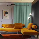 Casa si Gradina - Textile si covoare - Perdele si draperii - Draperii - Set draperie din catifea blackout cu rejansa din bumbac tip fagure, Madison, 200x260 cm, densitate 700 g ml, Opal, 2 buc - Infinity.ro