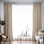 Casa si Gradina - Textile si covoare - Perdele si draperii - Draperii - Draperie din catifea blackout cu rejansa din bumbac tip fagure, Madison, 150x230 cm, densitate 700 g ml, Beaver, 1 buc - Infinity.ro