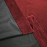 Casa si Gradina - Textile si covoare - Perdele si draperii - Draperii - Set draperie din catifea blackout cu rejansa transparenta cu ate pentru galerie, Madison, 150x215 cm, densitate 700 g ml, Dark Scarlet, 2 buc - Infinity.ro