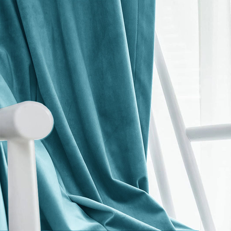 Casa si Gradina - Textile si covoare - Perdele si draperii - Draperii - Set draperie din catifea blackout cu rejansa transparenta cu ate pentru galerie, Madison, 200x270 cm, densitate 700 g ml, Casal, 2 buc - Infinity.ro