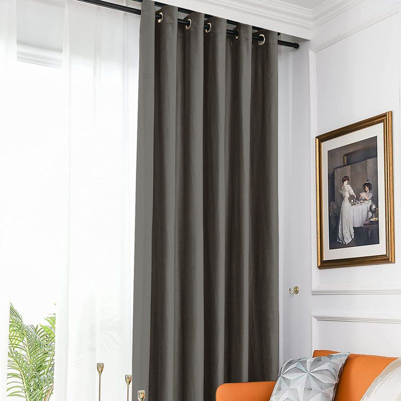 Casa si Gradina - Textile si covoare - Perdele si draperii - Draperii - Draperie din catifea blackout cu inele crom, Madison, 250x235 cm, densitate 700 g ml, Merlin, 1 buc - Infinity.ro
