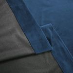 Casa si Gradina - Textile si covoare - Perdele si draperii - Draperii - Draperie din catifea blackout cu rejansa transparenta cu ate pentru galerie, Madison, 200x235 cm, densitate 700 g ml, Dark Cerulean, 1 buc - Infinity.ro