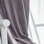 Casa si Gradina - Textile si covoare - Perdele si draperii - Draperii - Draperie din catifea blackout cu rejansa transparenta cu ate pentru galerie, Madison, 250x235 cm, densitate 700 g ml, Martini, 1 buc - Infinity.ro