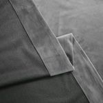 Casa si Gradina - Textile si covoare - Perdele si draperii - Draperii - Set draperie din catifea blackout cu rejansa transparenta cu ate pentru galerie, Madison, 250x210 cm, densitate 700 g ml, Spanish Gray, 2 buc - Infinity.ro
