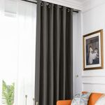 Casa si Gradina - Textile si covoare - Perdele si draperii - Draperii - Draperie din catifea blackout cu inele negre, Madison, 150x240 cm, densitate 700 g ml, Pine Tree, 1 buc - Infinity.ro