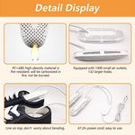 Electronice si Electrocasnice - Masini si uscatoare de rufe - Uscatoare de rufe - Uscator de pantofi multifunctional Arvada MP09 cu functie de deodorizare si programare, 360° incalzire uniforma, alb - Infinity.ro