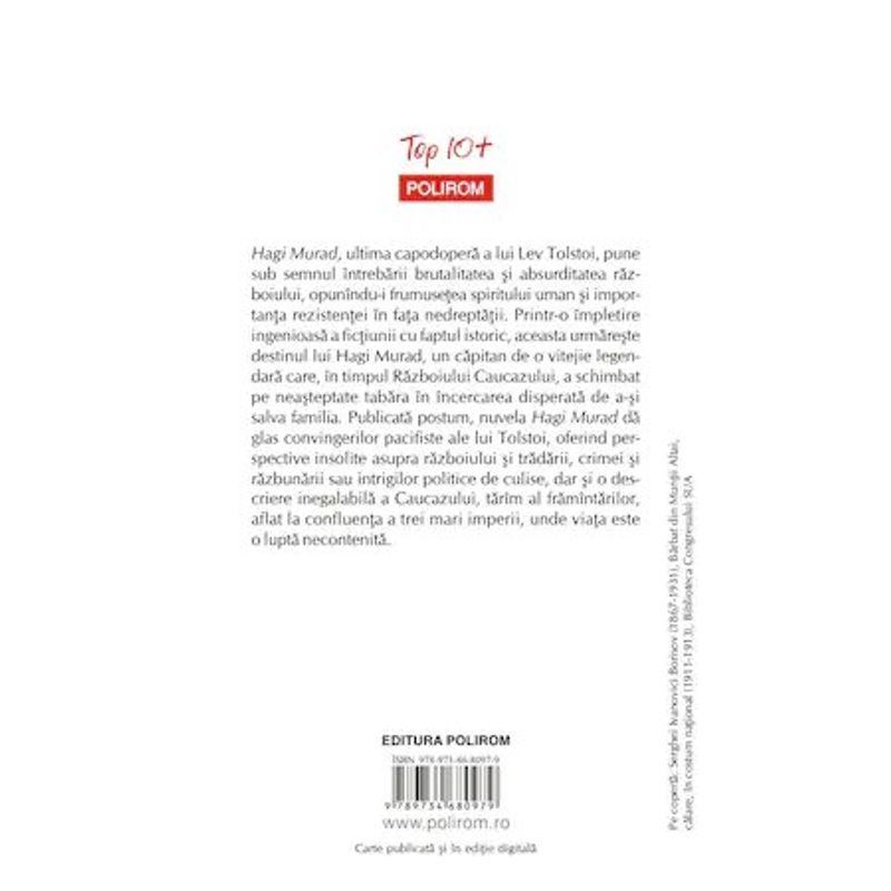 Carti si Birotica - Carti - Fictiune - Hagi Murad, Lev Tolstoi - Infinity.ro