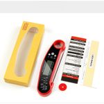 Casa si Gradina - Bucatarie si vesela - Ustensile bucatarie - Termometre bucatarie - Termometru alimentar digital cu sonda insertie YOUKONG , interval de masurare -50°C - 300°C, rosu - Infinity.ro