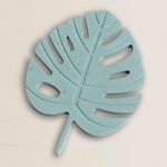 Casa si Gradina - Decoratiuni - Obiecte decorative - Vaze si boluri decorative - Suport decoratiune frunza mare albastru - Infinity.ro