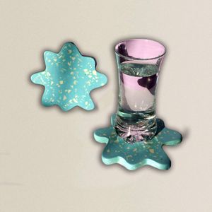 Set suport pahare Splash albastru