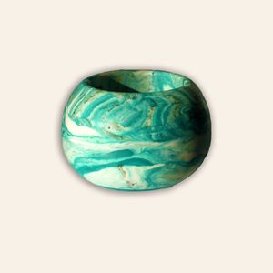 Suport pastila lumanare BALL verde smarald