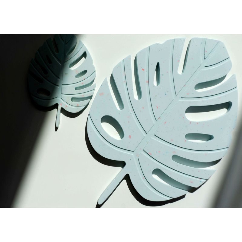 Casa si Gradina - Decoratiuni - Obiecte decorative - Vaze si boluri decorative - Suport decoratiune frunza mare albastru - Infinity.ro