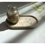 Casa si Gradina - Bucatarie si vesela - Ustensile bucatarie - Tavi servire - Suport oval Terrazzo alb - Infinity.ro