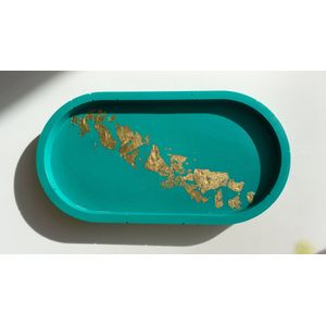 Suport oval Gold verde