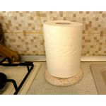 Casa si Gradina - Decoratiuni - Obiecte decorative - Accesorii decorative - Suport rola servetele/ Suport bijuterii - terrazzo alb - Infinity.ro