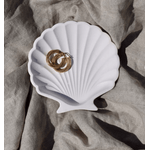 Casa si Gradina - Bucatarie si vesela - Ustensile bucatarie - Tavi servire - Suport scoica alb - Infinity.ro