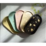 Casa si Gradina - Bucatarie si vesela - Ustensile bucatarie - Tavi servire - Suport oval Gold crem - Infinity.ro