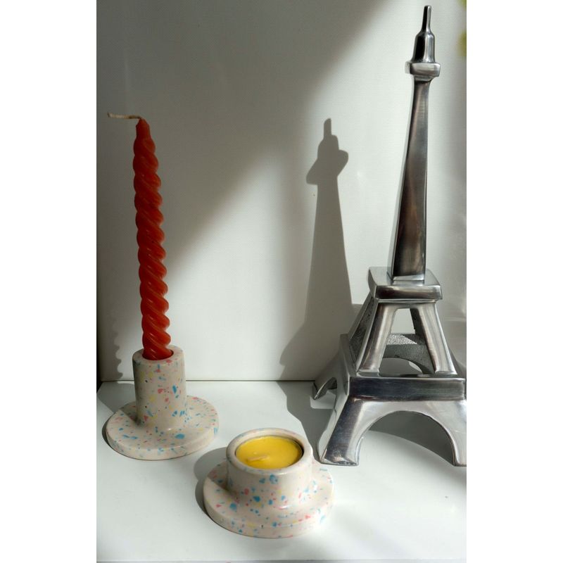 Casa si Gradina - Decoratiuni - Aromaterapie si lumanari - Suporturi lumanari - Suport lumanare alb - Infinity.ro