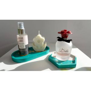 Suport DUO Gold verde alb