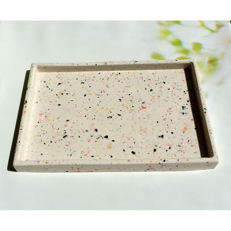 Casa si Gradina - Bucatarie si vesela - Ustensile bucatarie - Tavi servire - Tava decorativa Terrazzo alb - Infinity.ro