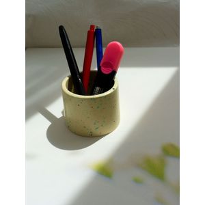 Suport pixuri / Ghiveci Mine galben