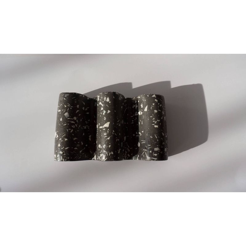 Casa si Gradina - Sanitare - Suporturi si accesorii baie - Accesorii baie - Sapuniera / Decoratiune Terrazzo Negru - Infinity.ro