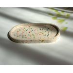 Casa si Gradina - Bucatarie si vesela - Ustensile bucatarie - Tavi servire - Suport oval Terrazzo alb - Infinity.ro