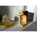 Casa si Gradina - Decoratiuni - Obiecte decorative - Accesorii decorative - Decoratiune Dom Pantheon - suport lateral de carti crem - Infinity.ro
