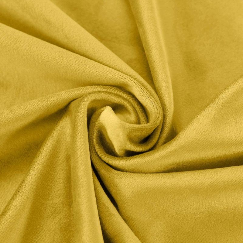 Casa si Gradina - Textile si covoare - Perdele si draperii - Draperii - Draperie din catifea cu rejansa transparenta cu ate pentru galerie, Madison, 200x220 cm, densitate 700 g/ml, Lemon, 1 buc - Infinity.ro