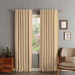 Casa si Gradina - Textile si covoare - Perdele si draperii - Draperii - Draperie din catifea cu rejansa transparenta cu ate pentru galerie, Madison, 150x240 cm, densitate 700 g/ml, Coconut, 1 buc - Infinity.ro
