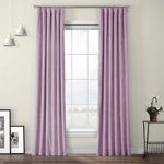 Casa si Gradina - Textile si covoare - Perdele si draperii - Draperii - Draperie din catifea cu rejansa din bumbac tip fagure, Madison, 150x220 cm, densitate 700 g/ml, Lavanda, 1 buc - Infinity.ro
