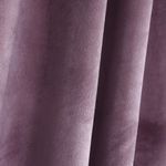 Casa si Gradina - Textile si covoare - Perdele si draperii - Draperii - Draperie din catifea cu rejansa transparenta cu ate pentru galerie, Madison, 150x240 cm, densitate 700 g/ml, Mov inchis, 1 buc - Infinity.ro