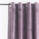 Casa si Gradina - Textile si covoare - Perdele si draperii - Draperii - Set draperii din catifea cu rejansa din bumbac tip fagure, Madison, 150x270 cm, densitate 700 g/ml, Lavanda, 2 buc - Infinity.ro