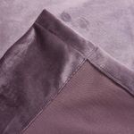 Casa si Gradina - Textile si covoare - Perdele si draperii - Draperii - Draperie din catifea cu rejansa transparenta cu ate pentru galerie, Madison, 150x240 cm, densitate 700 g/ml, Mov inchis, 1 buc - Infinity.ro