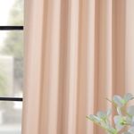 Casa si Gradina - Textile si covoare - Perdele si draperii - Draperii - Set draperii din catifea cu rejansa din bumbac tip fagure, Madison, 200x240 cm, densitate 700 g/ml, Misty rose, 2 buc - Infinity.ro