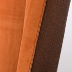 Casa si Gradina - Textile si covoare - Perdele si draperii - Draperii - Draperie din catifea cu rejansa din bumbac tip fagure, Madison, 200x260 cm, densitate 700 g/ml, Portocaliu, 1 buc - Infinity.ro