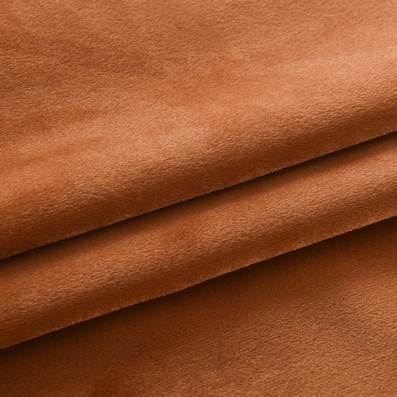 Casa si Gradina - Textile si covoare - Perdele si draperii - Draperii - Draperie din catifea cu rejansa din bumbac tip fagure, Madison, 200x260 cm, densitate 700 g/ml, Portocaliu, 1 buc - Infinity.ro