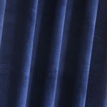Casa si Gradina - Textile si covoare - Perdele si draperii - Draperii - Draperie din catifea cu rejansa transparenta cu ate pentru galerie, Madison, 150x240 cm, densitate 700 g/ml, Albastru, 1 buc - Infinity.ro