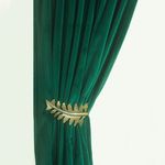 Casa si Gradina - Textile si covoare - Perdele si draperii - Draperii - Draperie din catifea cu rejansa din bumbac tip fagure, Madison, 150x240 cm, densitate 700 g/ml, Sacramento Green, 1 buc - Infinity.ro