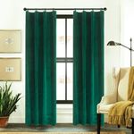Casa si Gradina - Textile si covoare - Perdele si draperii - Draperii - Draperie din catifea cu rejansa din bumbac tip fagure, Madison, 150x240 cm, densitate 700 g/ml, Sacramento Green, 1 buc - Infinity.ro