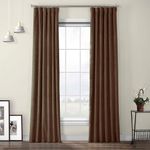 Casa si Gradina - Textile si covoare - Perdele si draperii - Draperii - Set draperii din catifea cu rejansa din bumbac tip fagure, Madison, 200x250 cm, densitate 700 g/ml, Dark chocolate, 2 buc - Infinity.ro