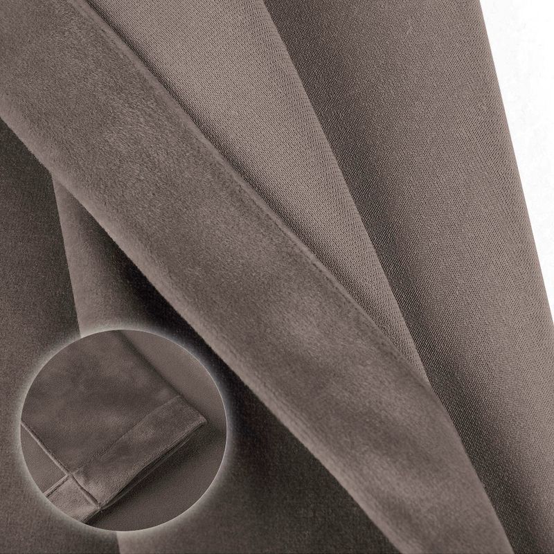 Casa si Gradina - Textile si covoare - Perdele si draperii - Draperii - Draperie din catifea cu rejansa din bumbac tip fagure, Madison, 150x260 cm, densitate 700 g/ml, Harbor gray, 1 buc - Infinity.ro