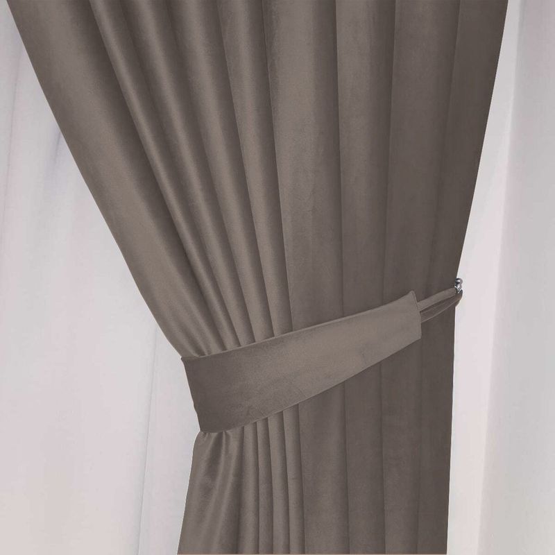 Casa si Gradina - Textile si covoare - Perdele si draperii - Draperii - Draperie din catifea cu rejansa din bumbac tip fagure, Madison, 150x260 cm, densitate 700 g/ml, Harbor gray, 1 buc - Infinity.ro
