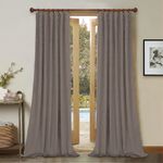 Casa si Gradina - Textile si covoare - Perdele si draperii - Draperii - Draperie din catifea cu rejansa din bumbac tip fagure, Madison, 150x260 cm, densitate 700 g/ml, Harbor gray, 1 buc - Infinity.ro