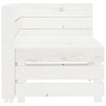 Casa si Gradina - Gradina si terasa - Mobilier exterior - Canapele si fotolii gradina - Canapea din paleti de gradina cu 2 locuri, alb, lemn, alb - Infinity.ro